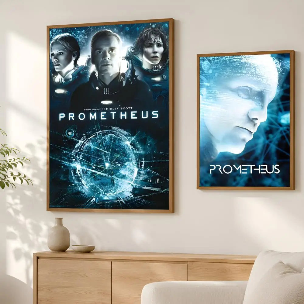 Prometheus Movie Poster Self-Stick HD PVC Waterproof Wall Art Wall Art Poster Axl