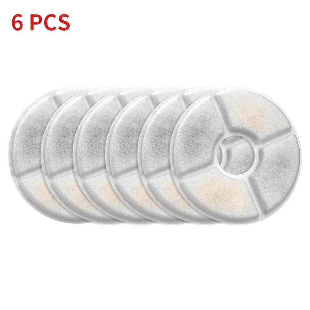 Cat Water Fountain Replacement Filters 6/10/12 Pack – 2.4L Pet Fountain Filter Axl 6 PCS