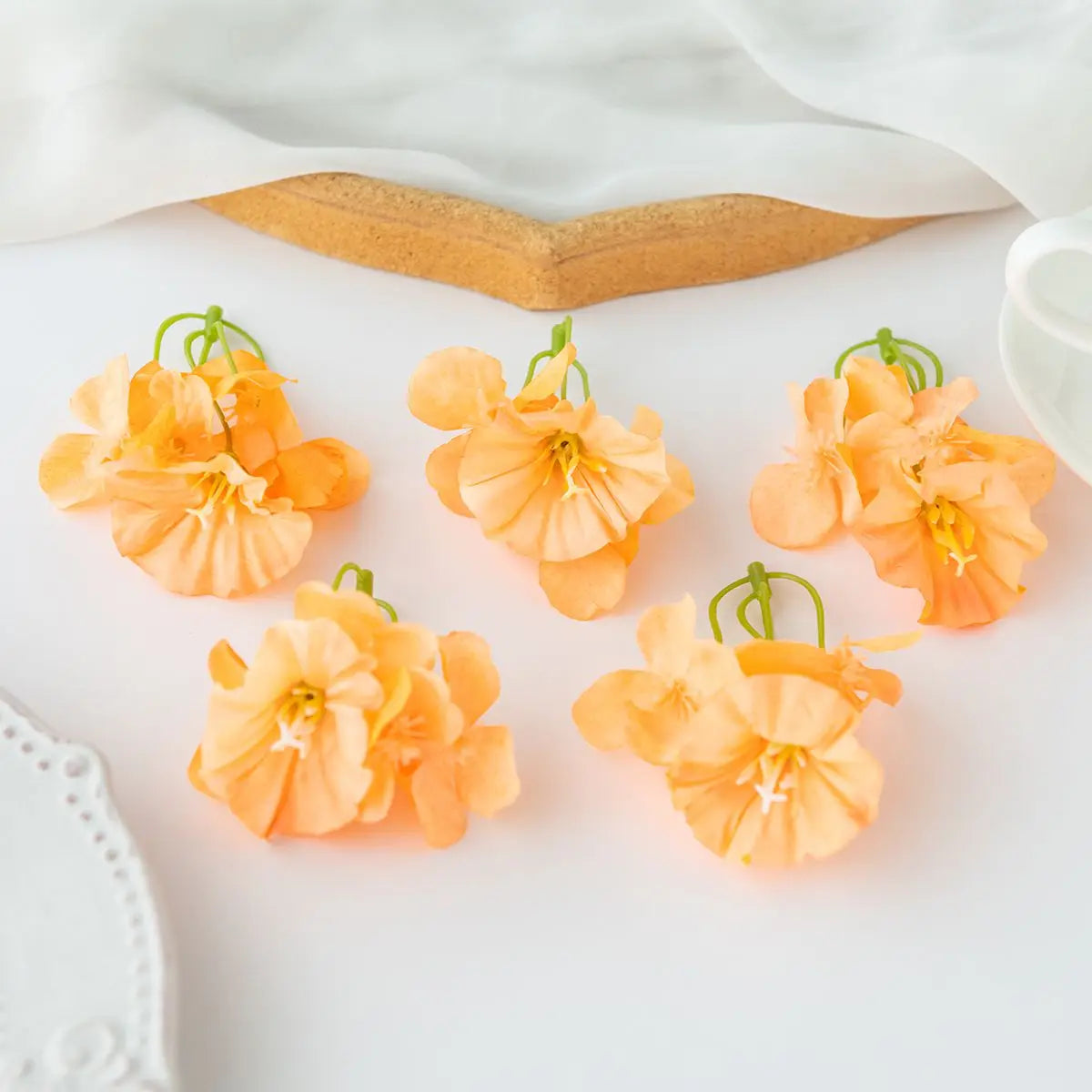 Silk Artificial Hydrangea Flower Heads 5/10 Pcs – Wedding Decor Artificial Silk Flowers Axl 4 10pcs