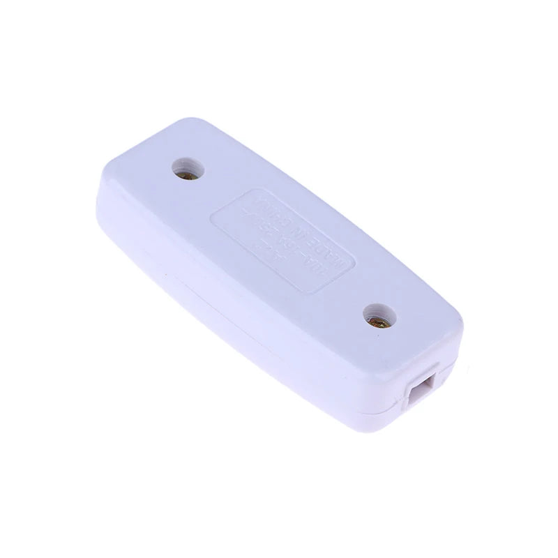 Inline ON/OFF Cord Switch for Table, Desk & Bedside Lamps – White Inline Cord Switch Axl