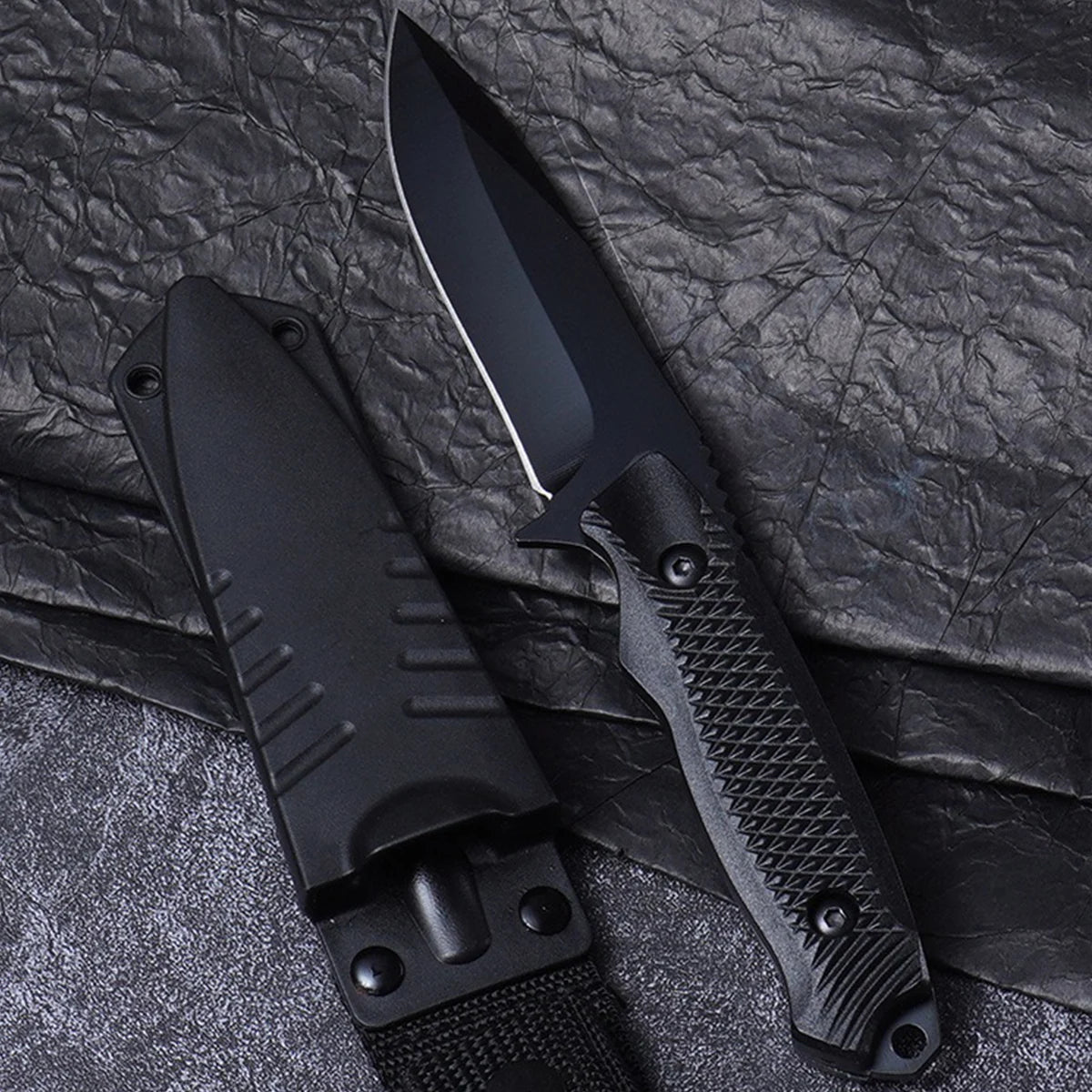 SHENJIU Black Blade Multi-Function Stainless Steel Kitchen Knife Kitchen Knife Axl 1pcs