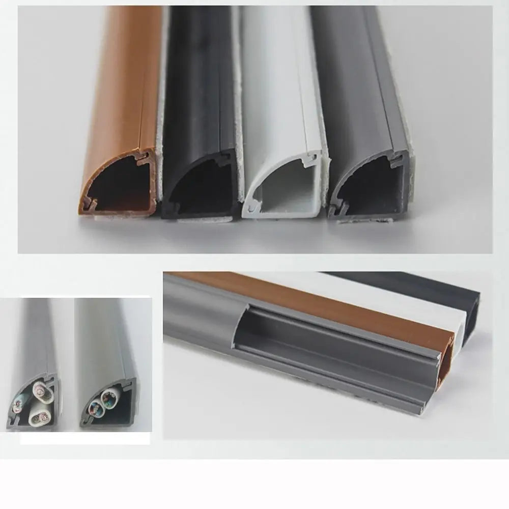 Self-Adhesive Floor Cord Cover – PVC Cable Concealer Duct Floor Cable Cover Axl