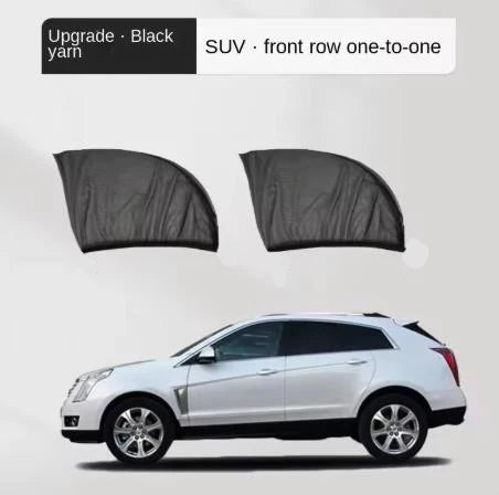 2-Pack Car Window Mosquito Net Screen & Privacy Sunshade Car Window Screen Axl SUV front window2pc