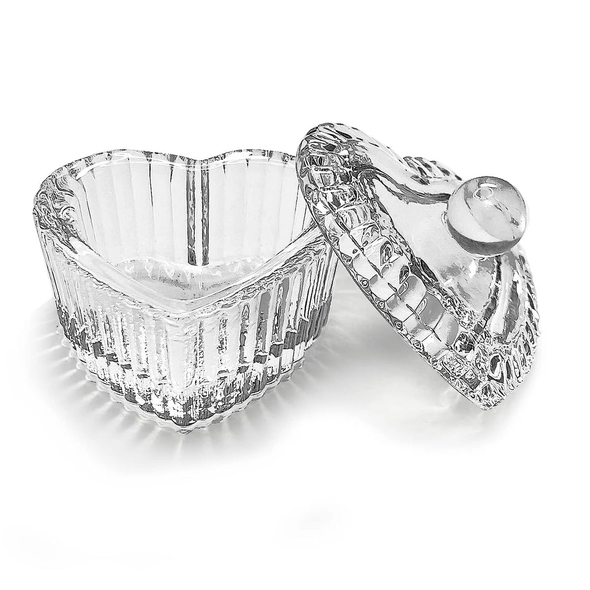 Glass Dappen Dish Bowl for Nail Art – Crystal Cup with Lid Nail Art Dappen Dish Axl Heart