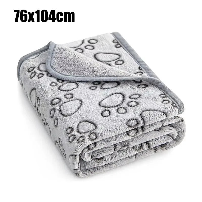 KEMORELA Soft Fluffy Pet Blanket for Cats & Dogs – Coral Fleece Pet Blanket Axl 104x76cm