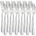 12-Piece Stainless Steel Forks | Mirror Finish, Dishwasher Safe Stainless Steel Forks Axl 12pcs