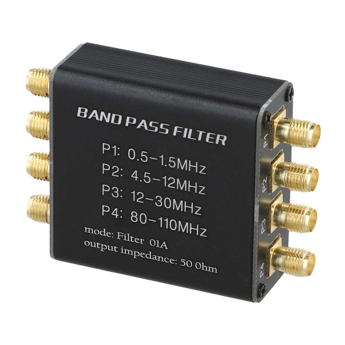 4-Pass Aluminum RF Pre-Filter for Malachite SDR Radio | 300MHz RF Pre-Filter Axl China Mainland