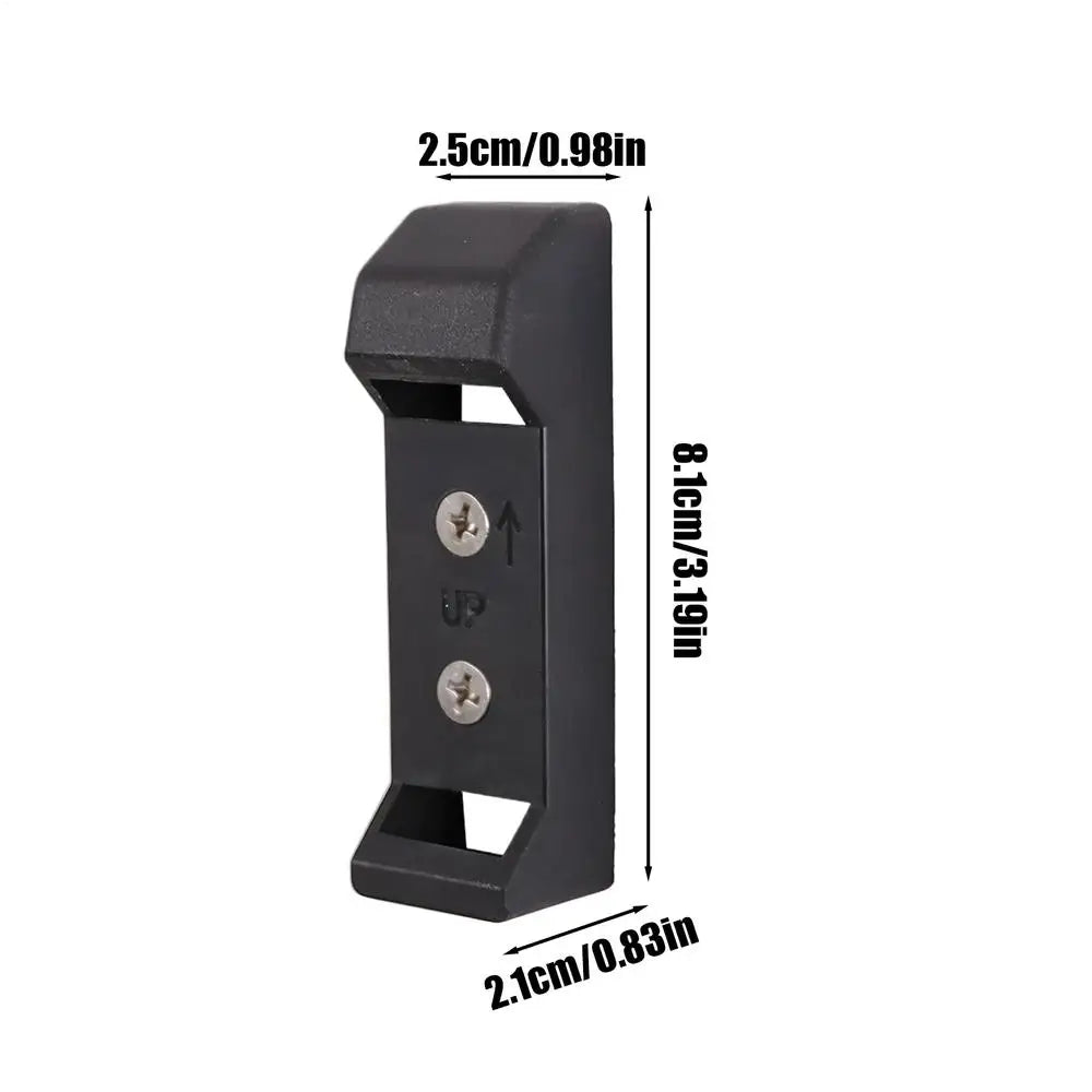 Fishing Reel Wall Mount Holder – ABS Storage Rack with Screws Reel Storage Holder Axl Black