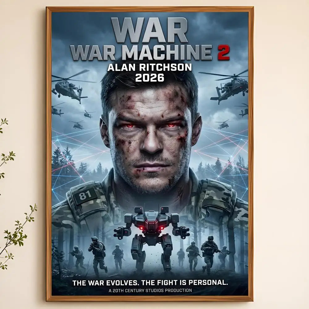 War Machine PVC Wall Poster – Peel & Stick HD Art Decal Wall Art Poster Axl White02 15X20cmNoframe