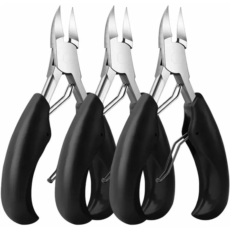 Toenail Clippers for Thick Nails – 1/3 Pack Stainless Steel Nail Clippers Axl