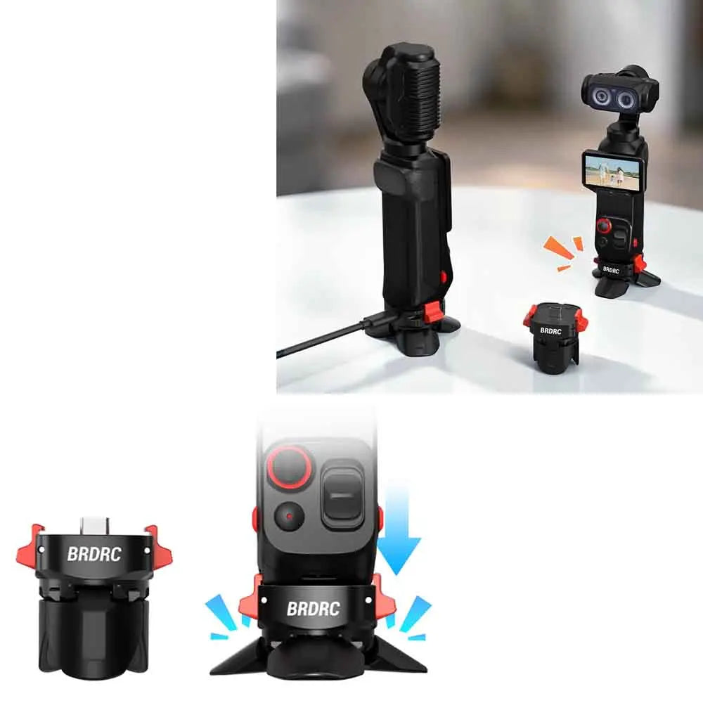 Magnetic Charging Tripod Stand for Insta360 Luna Ultra Camera Tripod Stand Axl Default Title