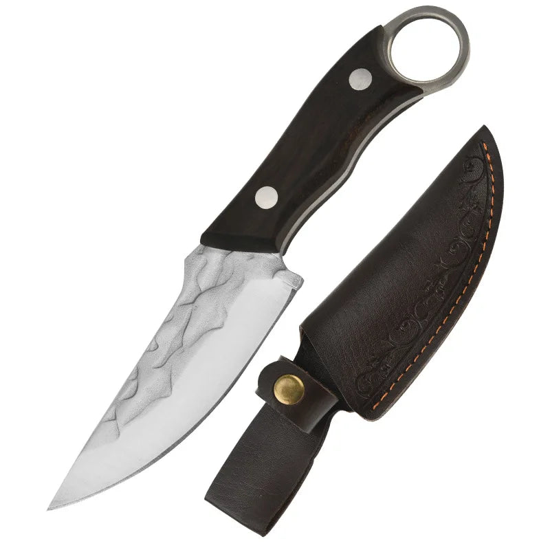 Serbian Boning Knife – Stainless Steel Chef Knife Wood Handle Chef Boning Knife Axl