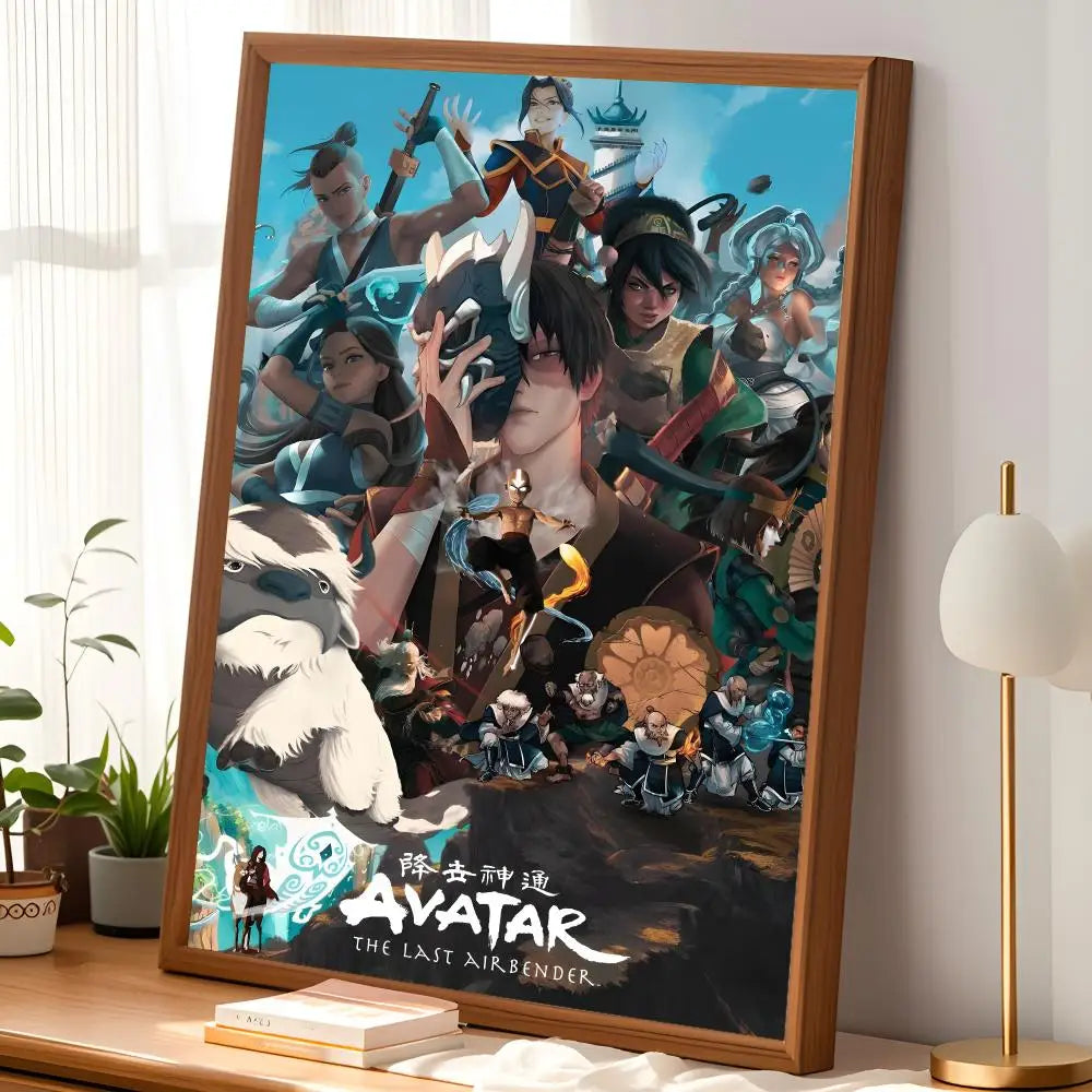 Avatar The Last Airbender Self-Stick HD Wall Art Poster Wall Art Poster Axl