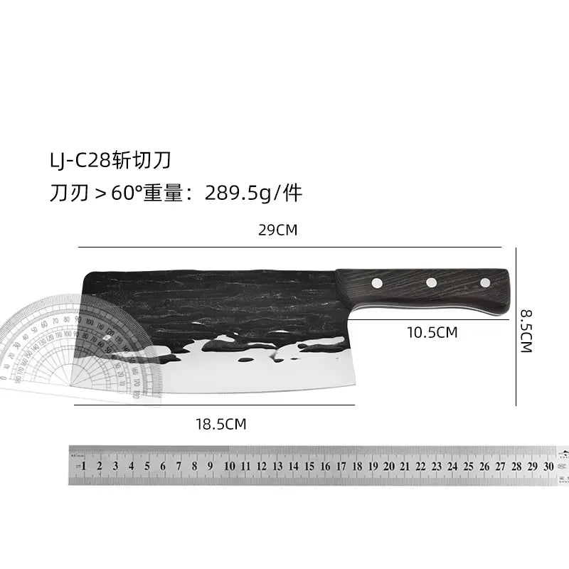 Handmade Forged Serbian Chef Cleaver | High-Carbon Boning Knife Chef Cleaver Knife Axl