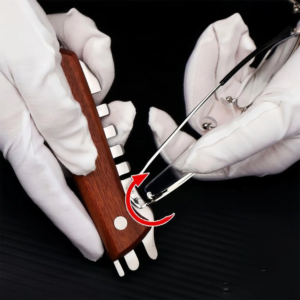 Multifunctional Eyeglass Adjustment Tool – Temple & Frame Adjuster Eyeglass Repair Tool Axl