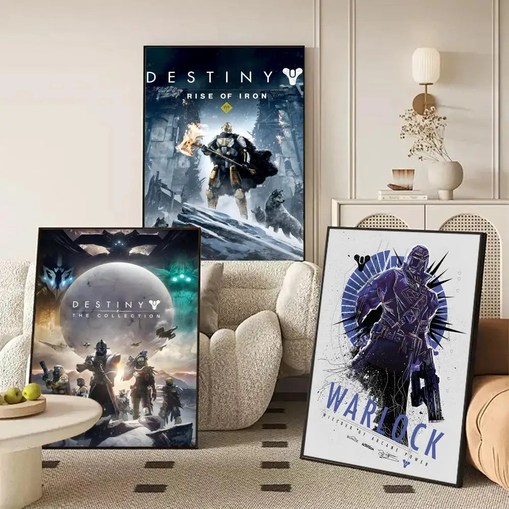Destiny 2 Canvas Wall Art Poster – UV-Resistant Unframed Print Canvas Wall Art Axl