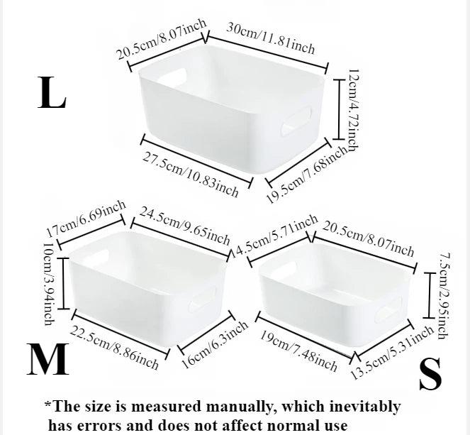 Multi-Functional Plastic Storage Box Organizer – Kitchen & Bath Plastic Storage Organizer Axl