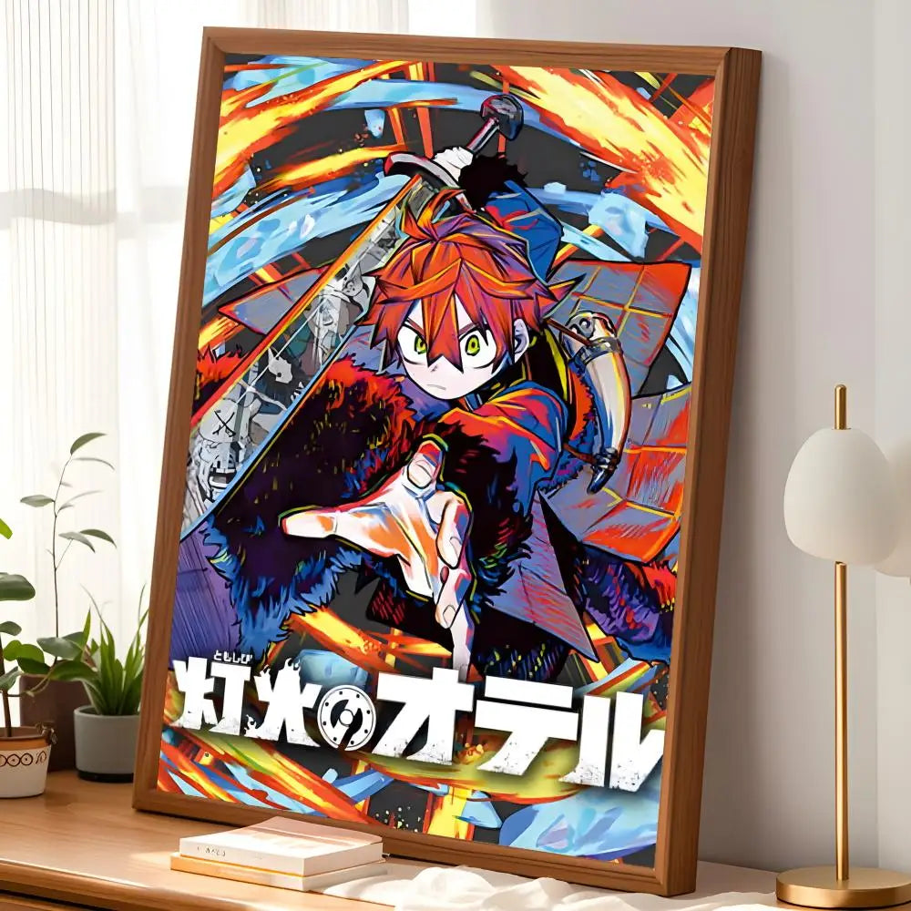 Deadman Wonderland Anime Poster – HD PVC Self-Stick Wall Art Anime Wall Poster Axl