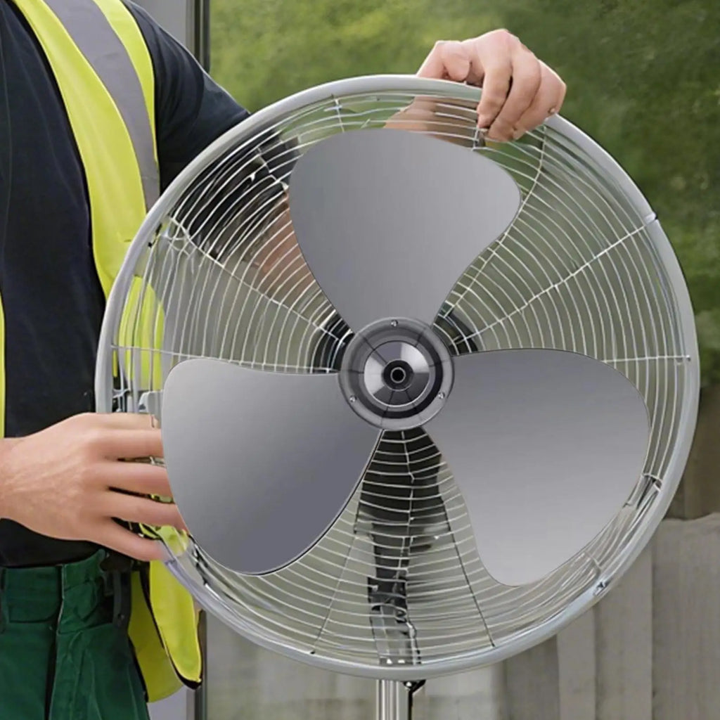 16-Inch Replacement Fan Blades Set with Nut Covers | PP Fan Blade Set Axl