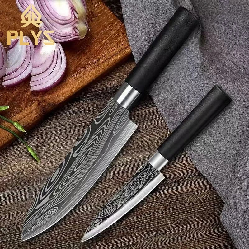 Damascus Pattern Chef Knife – Sharp Stainless Steel Kitchen Blade Chef Kitchen Knife Axl