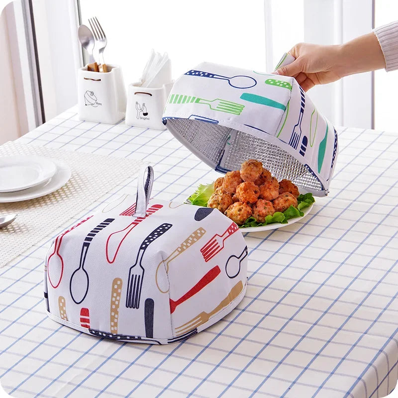 Foldable Aluminum Foil Food Cover – Insulated Dining Table Lid Food Cover Axl