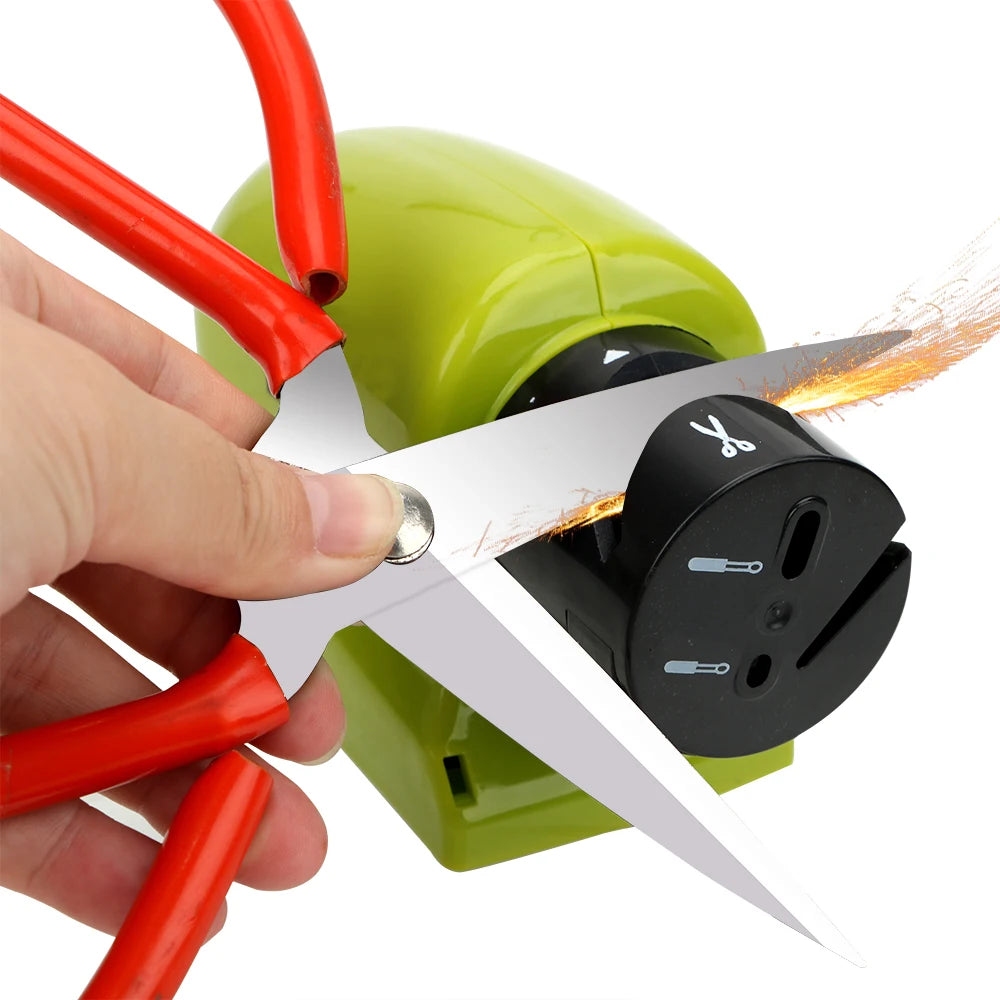NICEYARD Electric Knife Sharpener – Diamond Rotary Whetstone Electric Knife Sharpener Axl