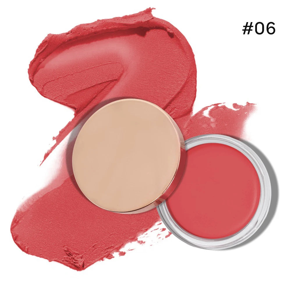 Dual-Use Matte & Shimmer Cream Blush | Vegan Private Label Cream Blush Axl 06 40pcs with logo