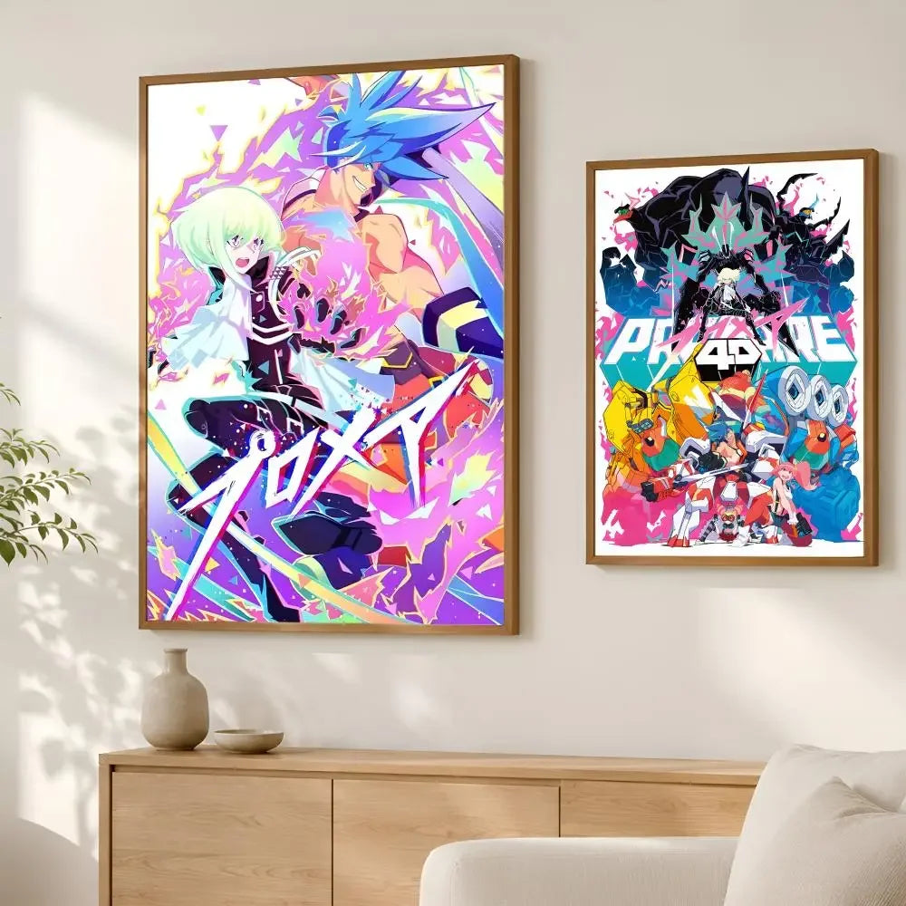 Anime Promare Self-Stick HD PVC Wall Poster – Waterproof Decor Wall Art Poster Axl