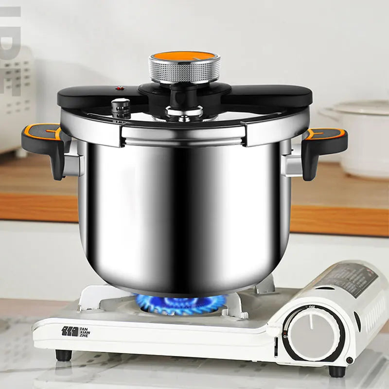 PGY Stainless Steel Pressure Cooker 4L 6L 8L | Gas & Induction Pressure Cooker Axl