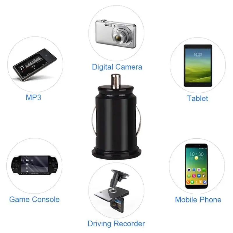 Dual USB Car Charger 2.4A – Fast Charging for All Phones USB Car Charger Axl