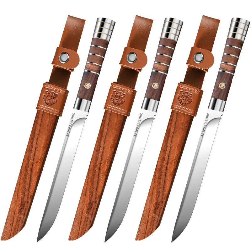 Japanese Kitchen Knife Set – Stainless Steel Fruit & Boning Knife Kitchen Knife Set Axl 3 PCS