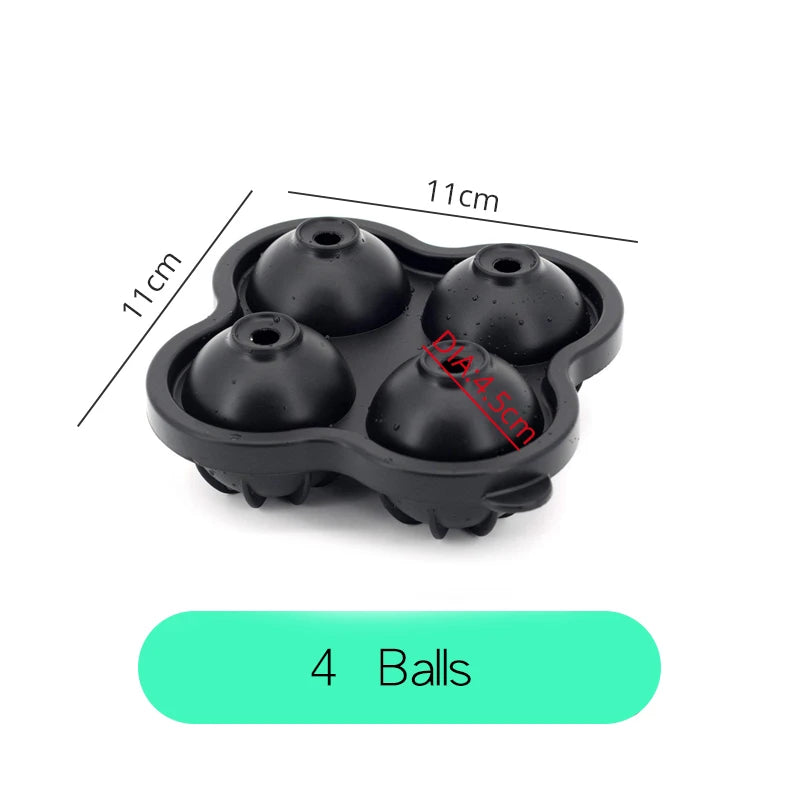 Silicone Ice Cube Tray with Lid – Ice Ball Mold for Whiskey Silicone Ice Tray Axl 2005161538C