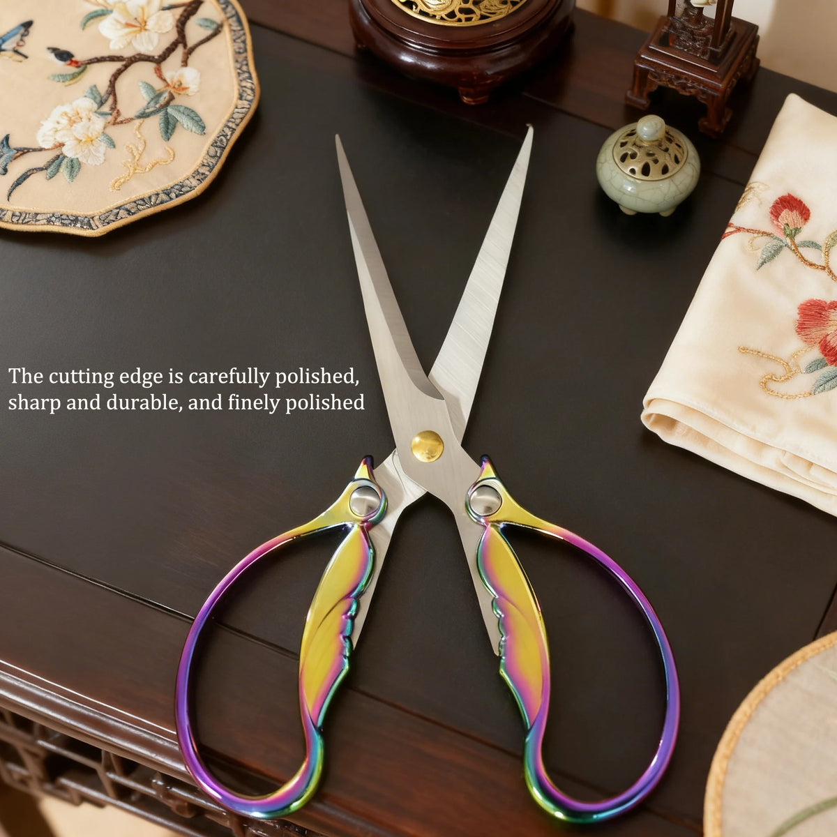 Retro Sewing Scissors – Stainless Steel Embroidery Shears Sewing Scissors Axl