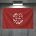 Valhalla Vegvisir Viking Flag – Indoor & Outdoor Wall Banner Decorative Wall Flag Axl White6 120x180cm