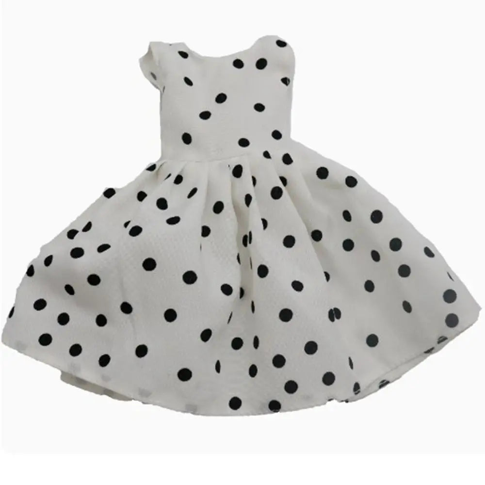 Handmade Doll Clothes Floral & Polka Dot Dresses for 30cm Dolls Doll Clothes Axl