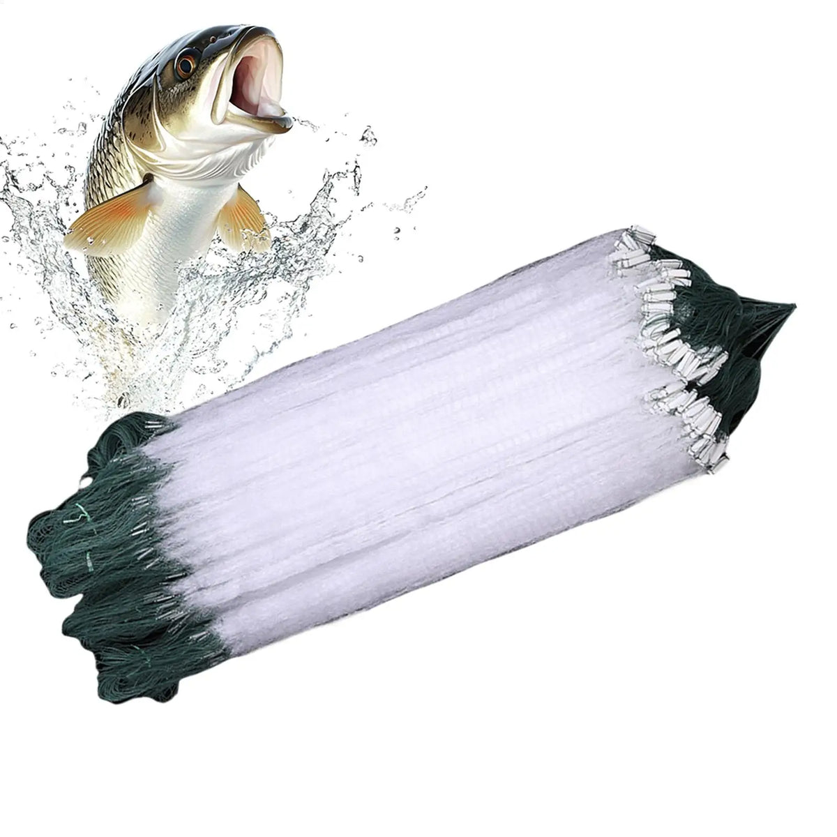 Professional Cast Fishing Net | Portable Throw Net River & Sea Cast Fishing Net Axl