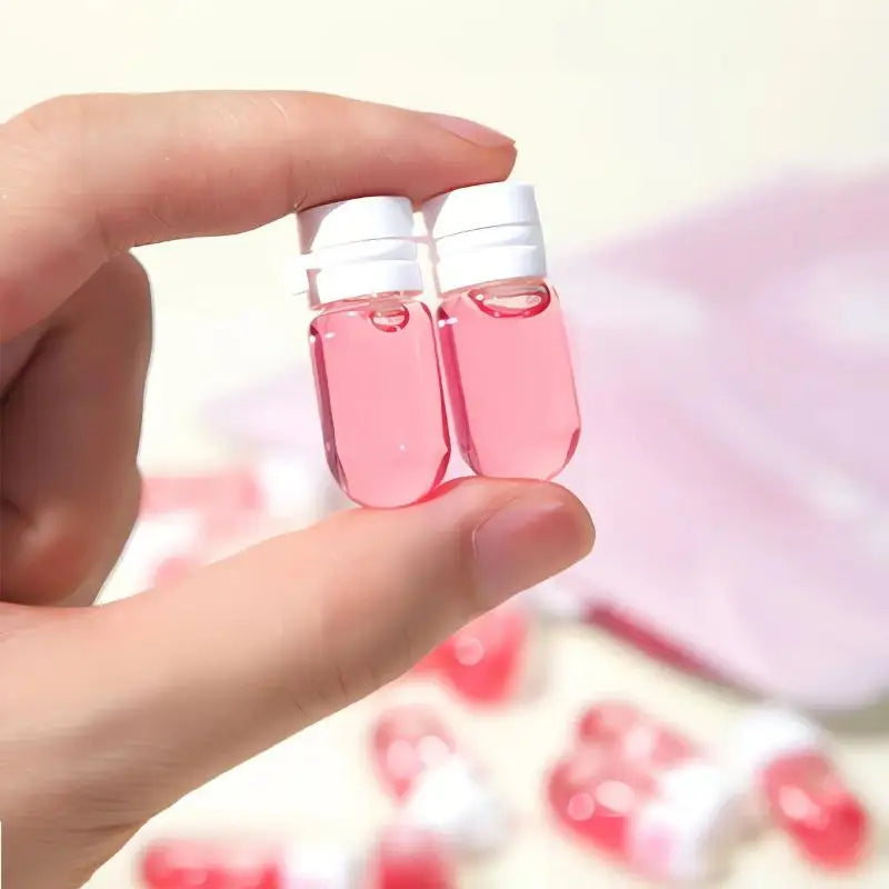 10-Pack 2ml Leak-Proof Glass Travel Bottles with Flip-Top Cap Travel Bottle Set Axl