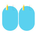 2-Pack Car Rearview Mirror Anti-Fog Waterproof Protective Film Mirror Protective Film Axl 150mmx100mm Oval