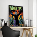 Misfits Band Canvas Wall Art Poster – Unframed Music Décor Canvas Wall Art Axl Black1 21X30cmFrameless