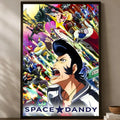 Anime Space Dandy Self-Stick Wall Poster – HD Waterproof Art Anime Wall Poster Axl White01 30X40cmNoframe