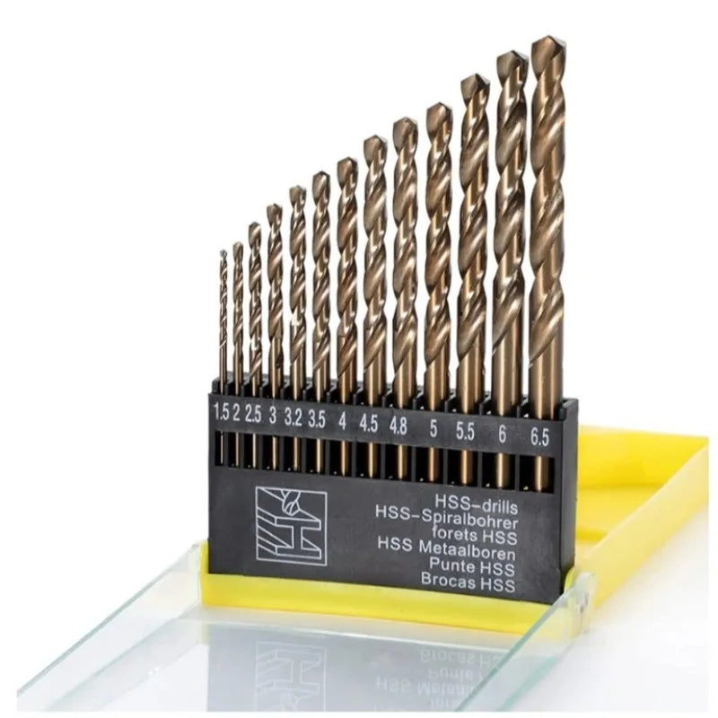 13-Pc Tungsten Carbide Masonry Drill Bit Set – Glass, Metal & Tile Masonry Drill Bit Set Axl