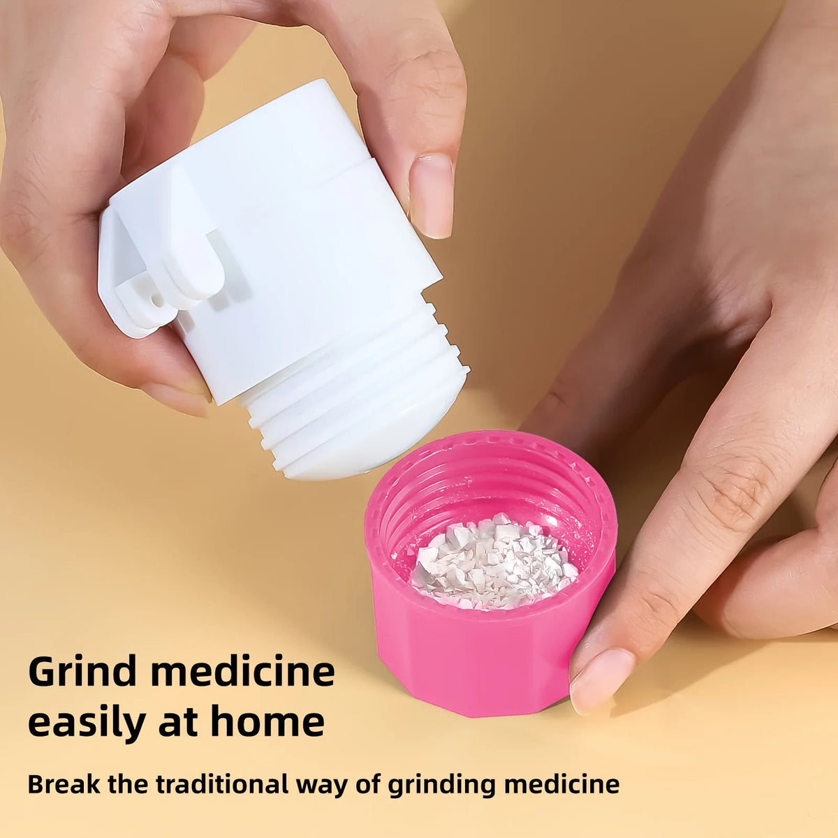 4-in-1 Pill Cutter, Crusher & Portable Storage Box Pill Cutter & Organizer Axl