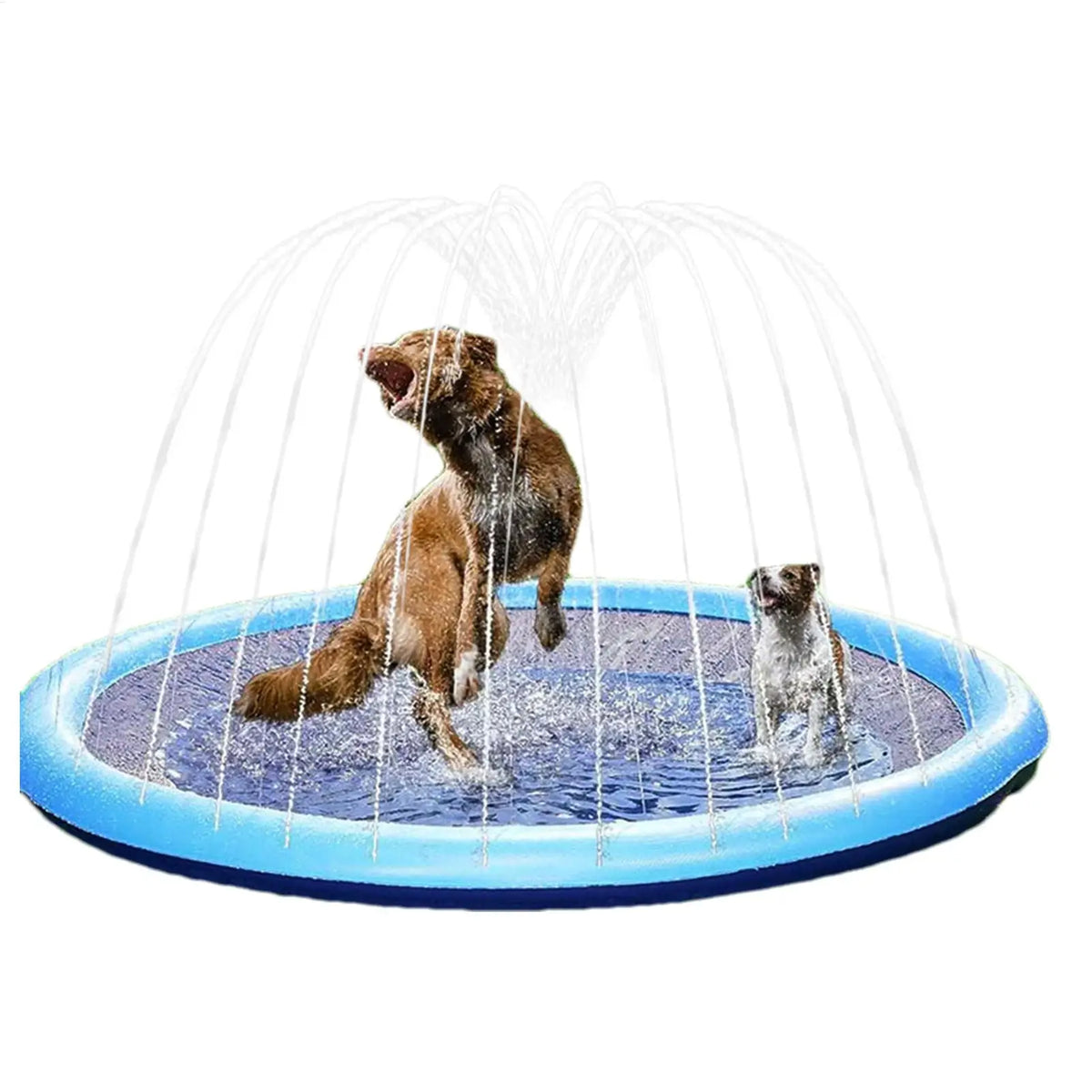 Non-Slip Sprinkler Play Mat – Kids Outdoor Splash Pad Sprinkler Splash Pad Axl