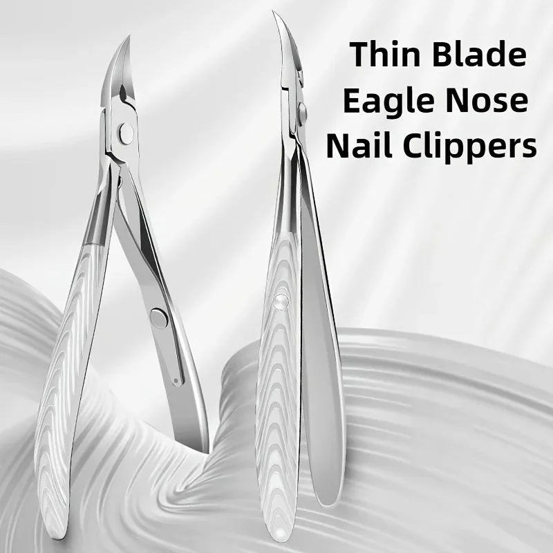 Stainless Steel Toenail Clippers – Slanted Tip for Thick Nails Nail Clippers Axl