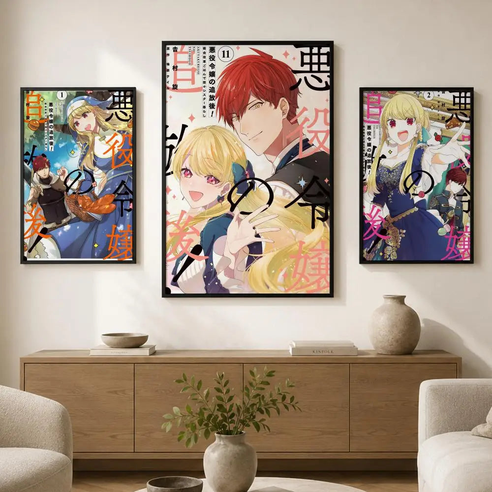 Reijou no Tsuihougo Anime Poster – Waterproof Self-Adhesive Art Anime Wall Poster Axl