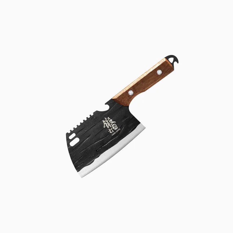 PLYS Forged Stainless Steel Chef Knife – Solid Wood Handle Chef Knife Axl 1pcs