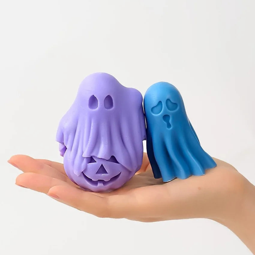 Halloween Pumpkin Ghost 3D Silicone Mold – DIY Candle & Craft Silicone Craft Mold Axl