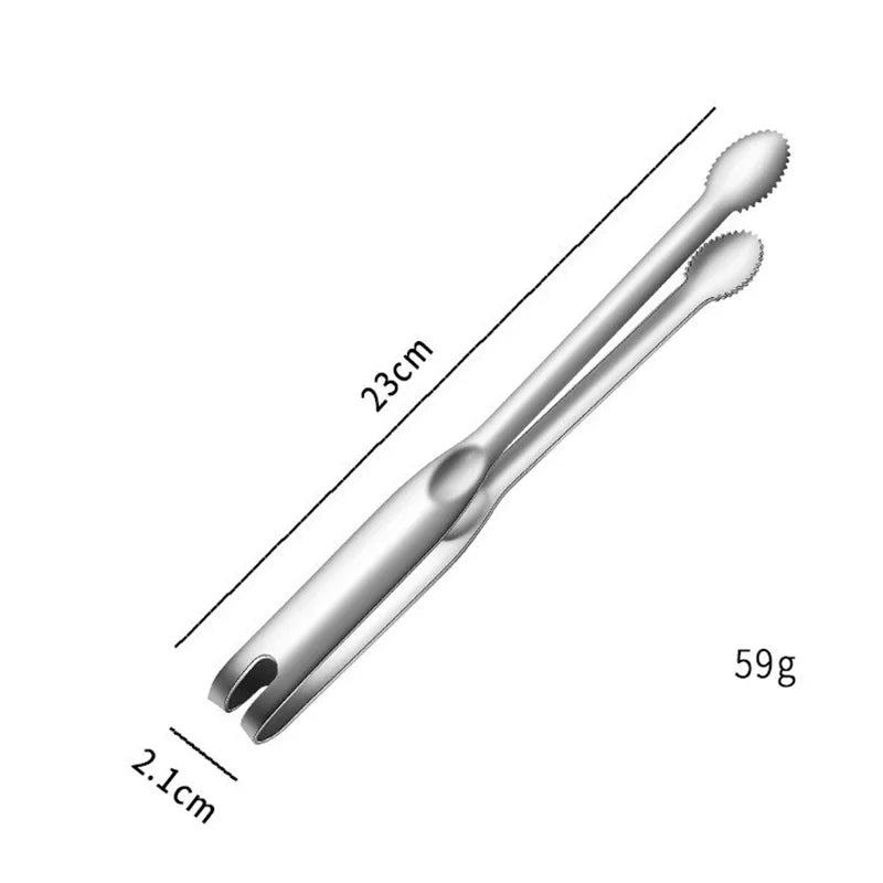 Stainless Steel Grill Tongs – Non-Slip BBQ & Kitchen Clip BBQ Grill Tongs Axl M