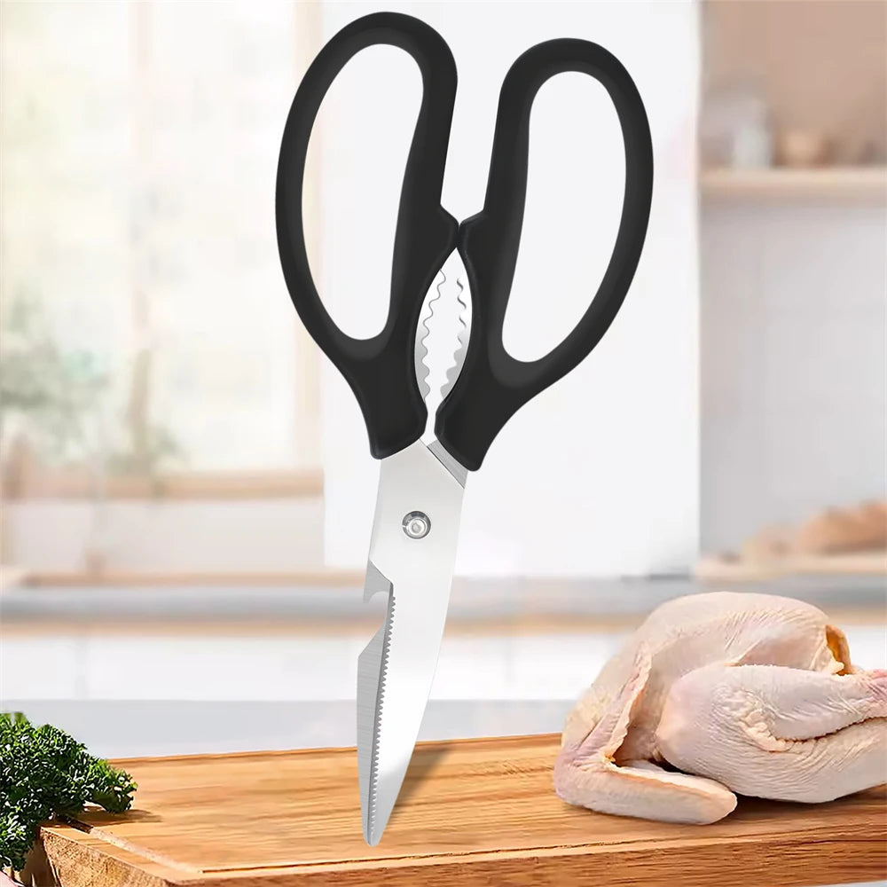 Multipurpose Kitchen Scissors – Ergonomic BBQ Food Shears Kitchen Scissors Axl