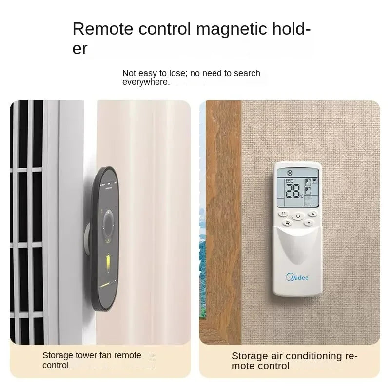 3-Pack No-Drill Magnetic Remote Holder – Wall Mount, White Remote Control Holder Axl